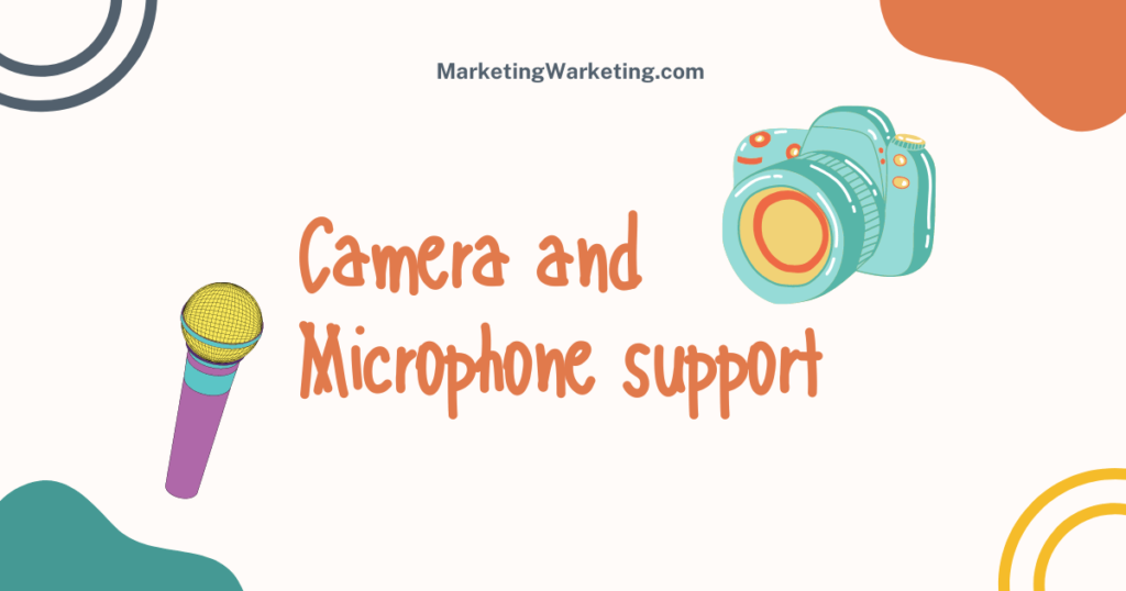 Access to Camera & Microphone for Custom Links